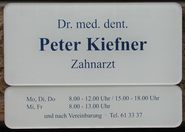 Zahnarzt Dr. Kiefner